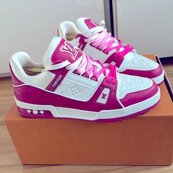 Louis Vuitton Trainer Rose Red review Fran 01