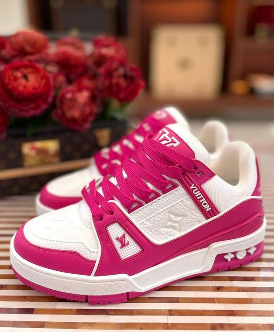 Louis Vuitton Trainer Rose Red review todd