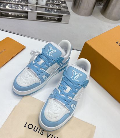 Louis Vuitton Trainer Light Blue review Nitch