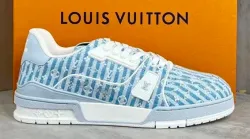 Louis Vuitton Trainer Blue review JIM