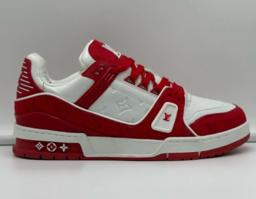 Louis Vuitton Trainer White Red review Odelmis