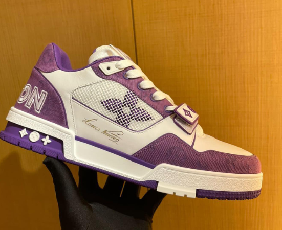 Louis Vuitton Trainer Denim  Purple review NIck