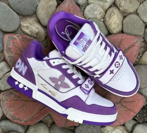 Louis Vuitton Trainer Denim  Purple review 