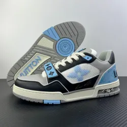 Louis Vuitton Trainer Black Blue review DELI 01