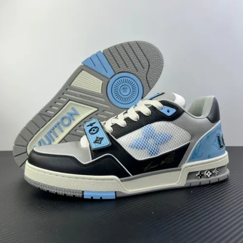 Louis Vuitton Trainer Black Blue review 