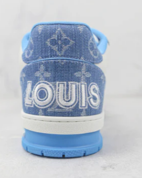 Louis Vuitton Trainer Blue Cloth Surface review Linkda 02