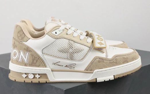 Louis Vuitton Trainer Beige Cloth Cover review Lucy