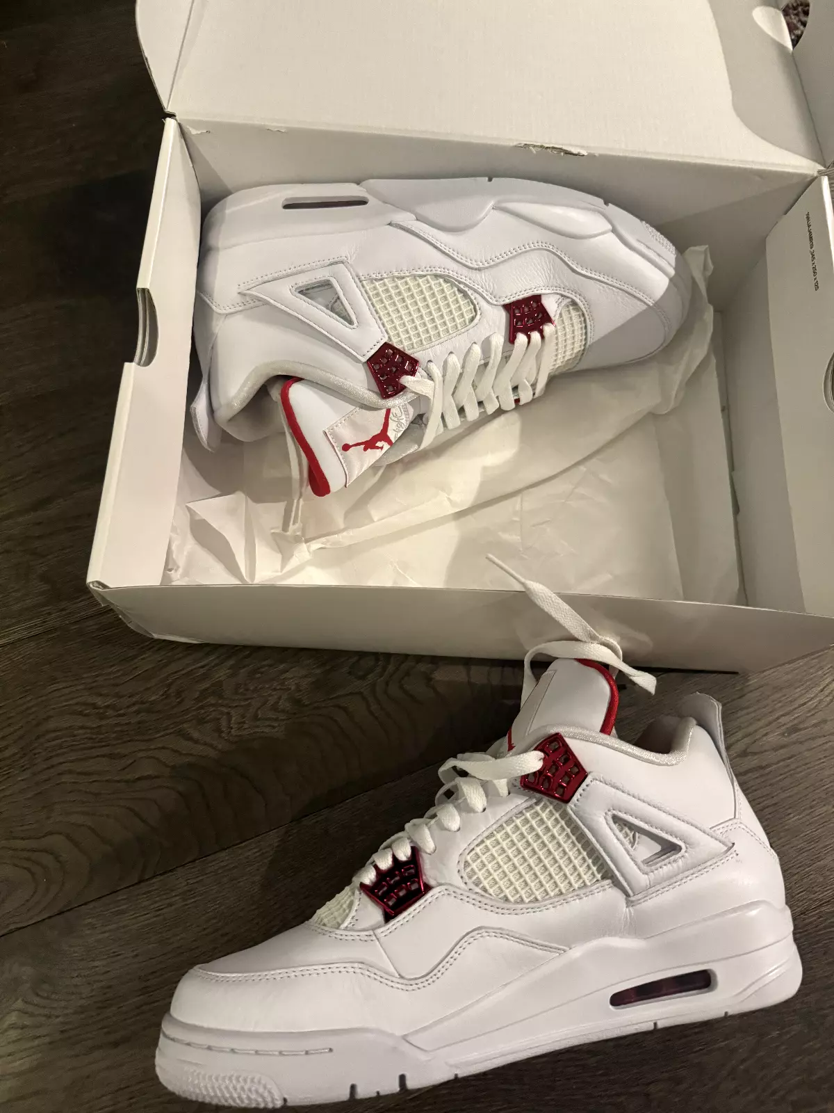 PB Batch Air Jordan 4 Retro “Metallic Red” review Nancy 02