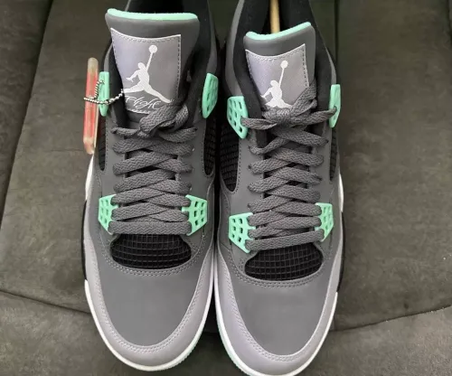 PB Bacth Air Jordan 4 Retro Green Glow review 