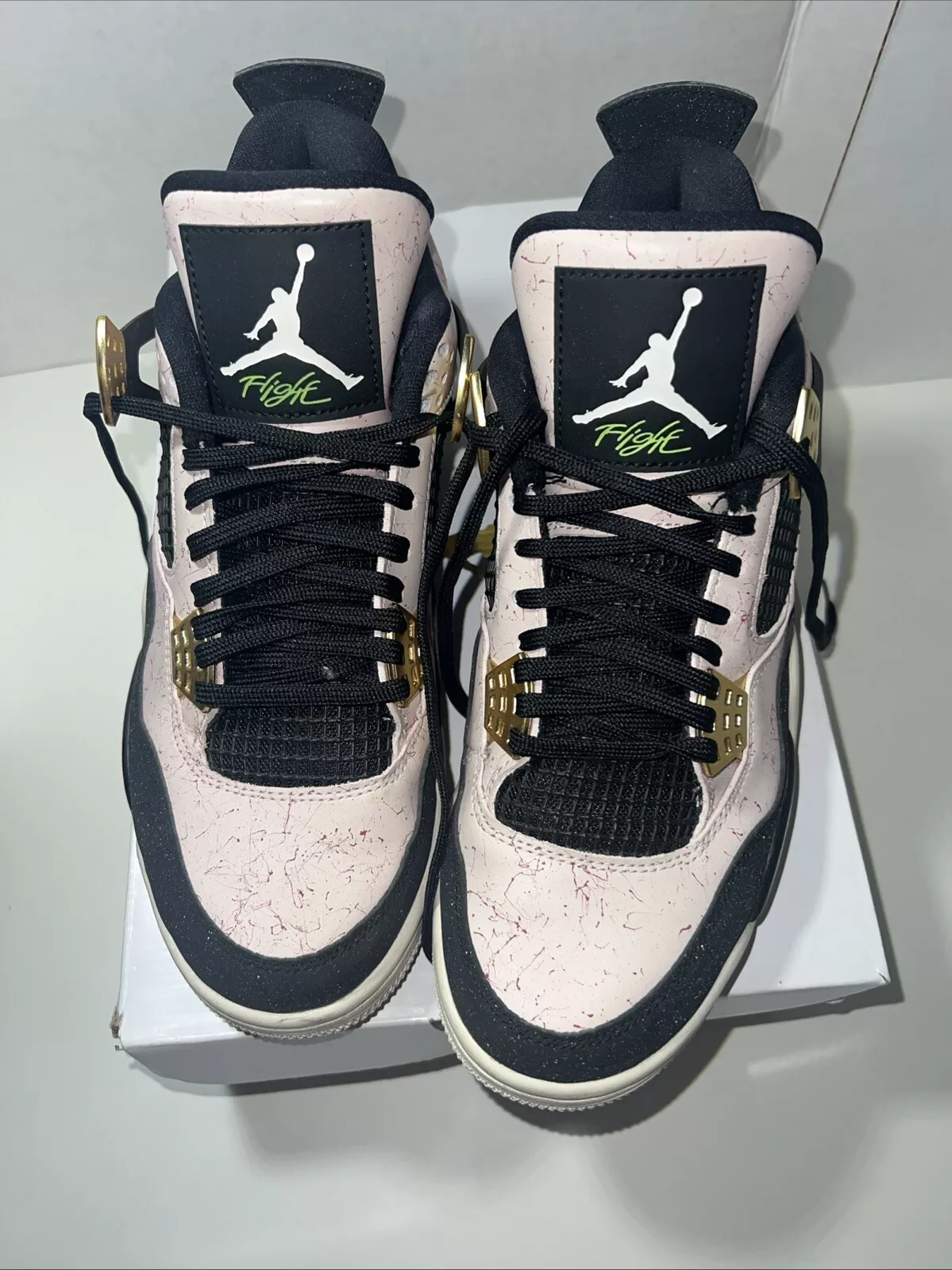 PB Bacth Air Jordan 4 Retro Silt Red Splatter review Wei 02