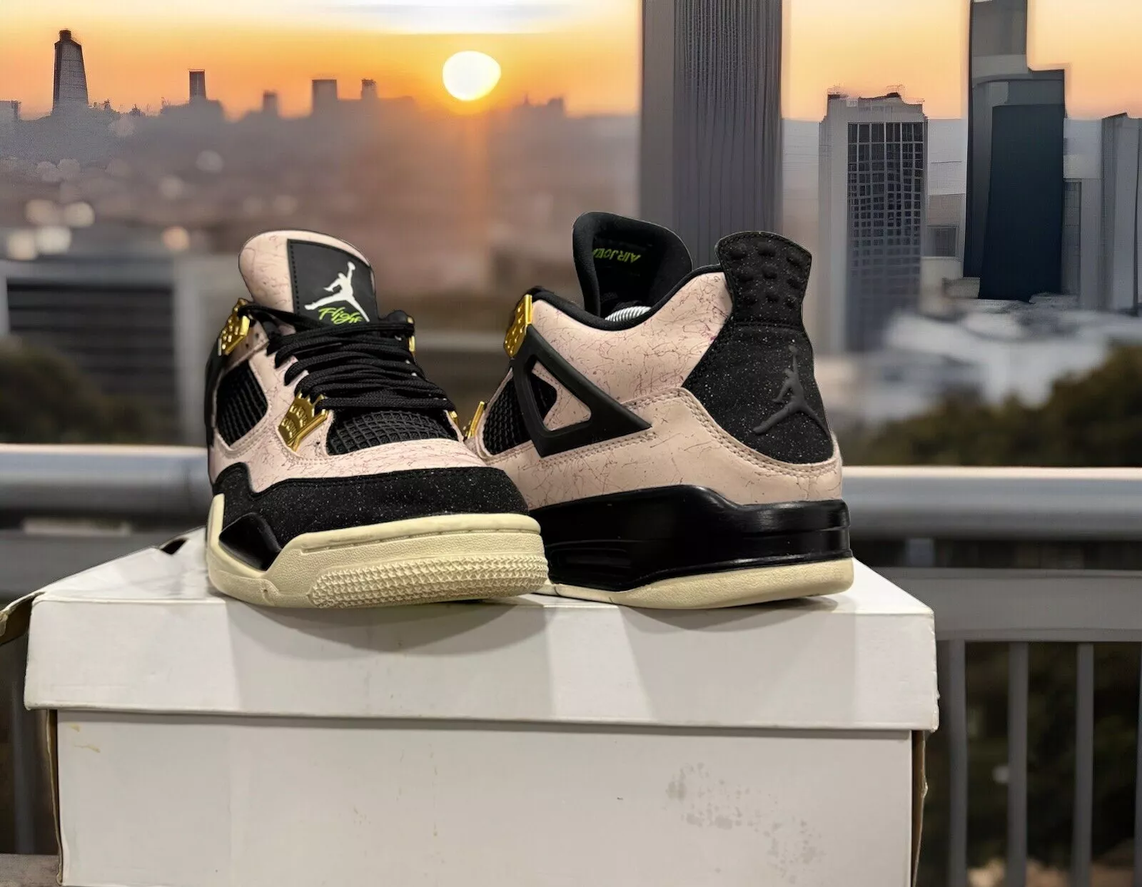 PB Bacth Air Jordan 4 Retro Silt Red Splatter review Nina E 02