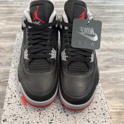 OG Batch Air Jordan 4 "Bred Reimagined" review Tina AAA 01