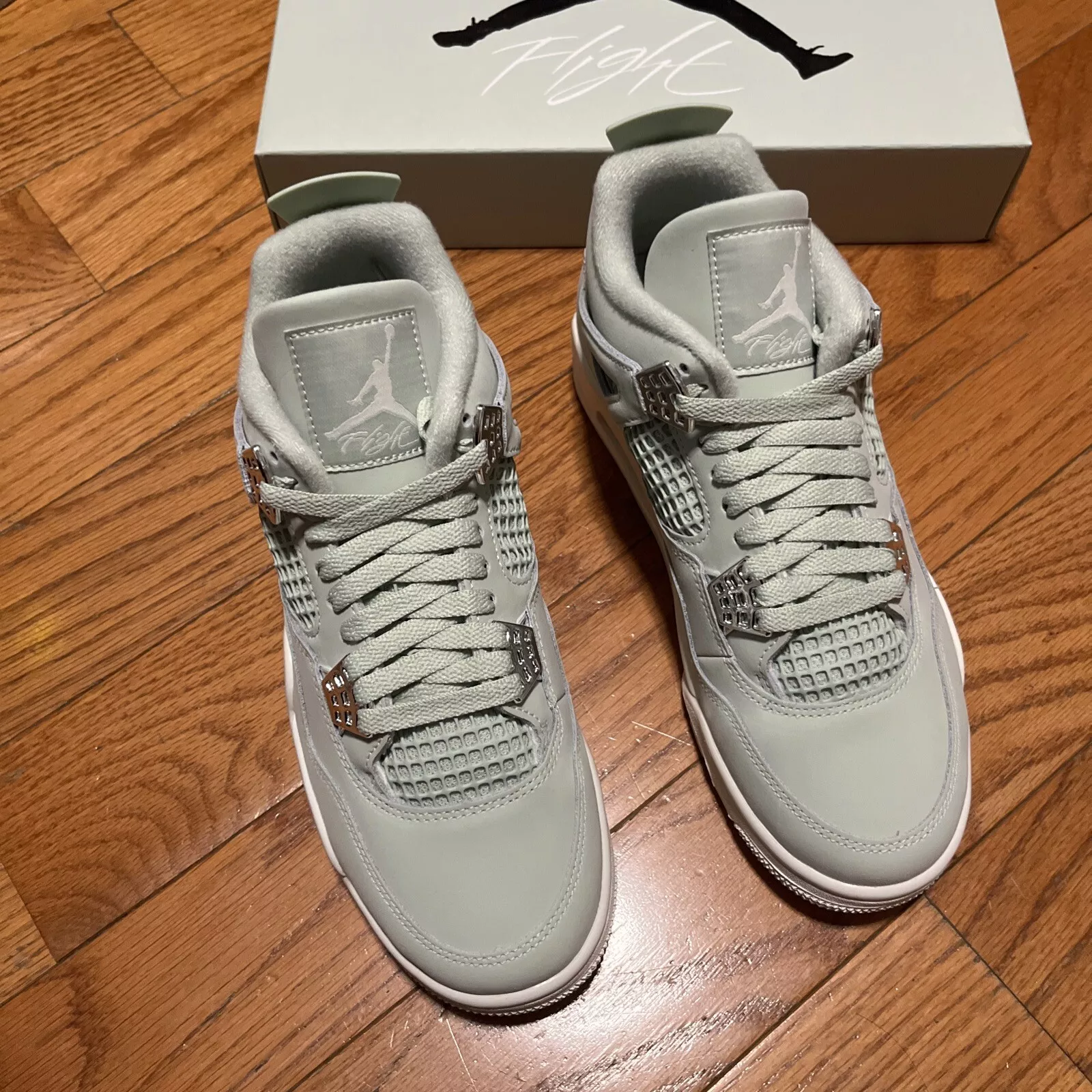 XP Batch Air Jordan 4 Retro 'Seafoam Sail' review Nicc 02