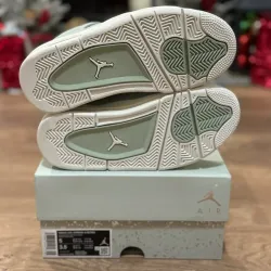 XH Batch Air Jordan 4 Retro 'Seafoam Sail' review Oil AA