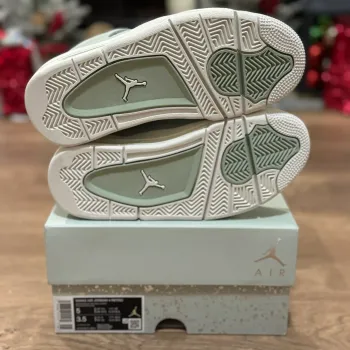 XH Batch Air Jordan 4 Retro 'Seafoam Sail' review Oil AA