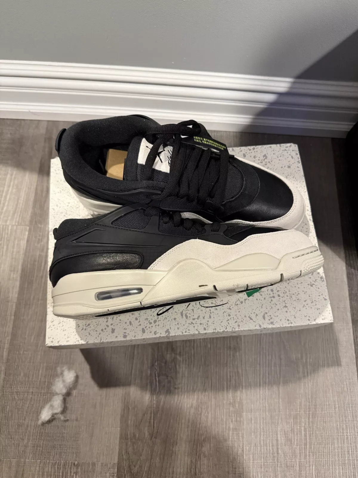 PB Bacth Air Jordan 4 RM 'Black Light Bone' review Rio