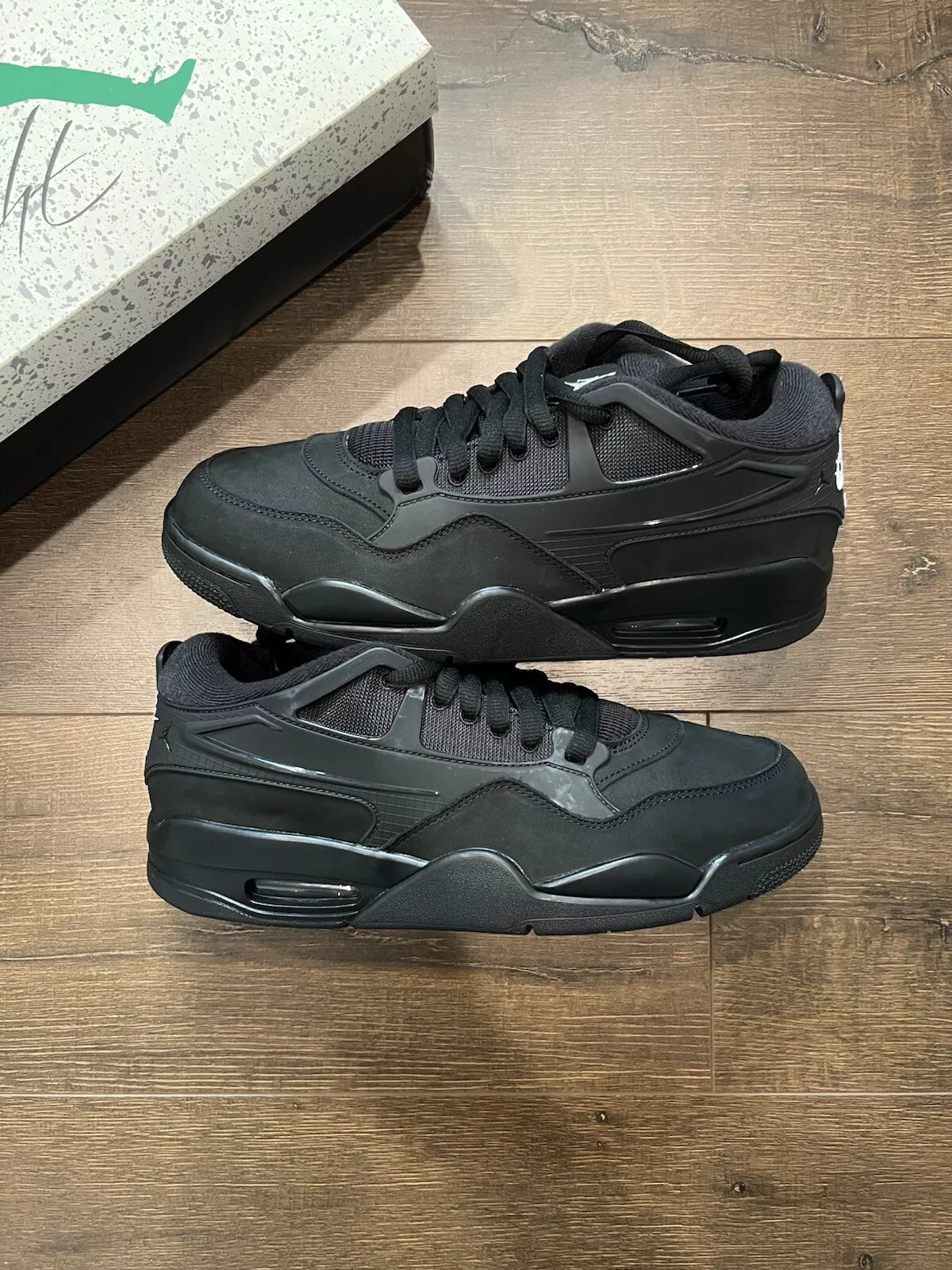 PB Bacth Air Jordan 4 RM 'Black Cat' review Lonc
