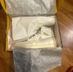 Union x Air Jordan 1 High OG “Woven” review Tina