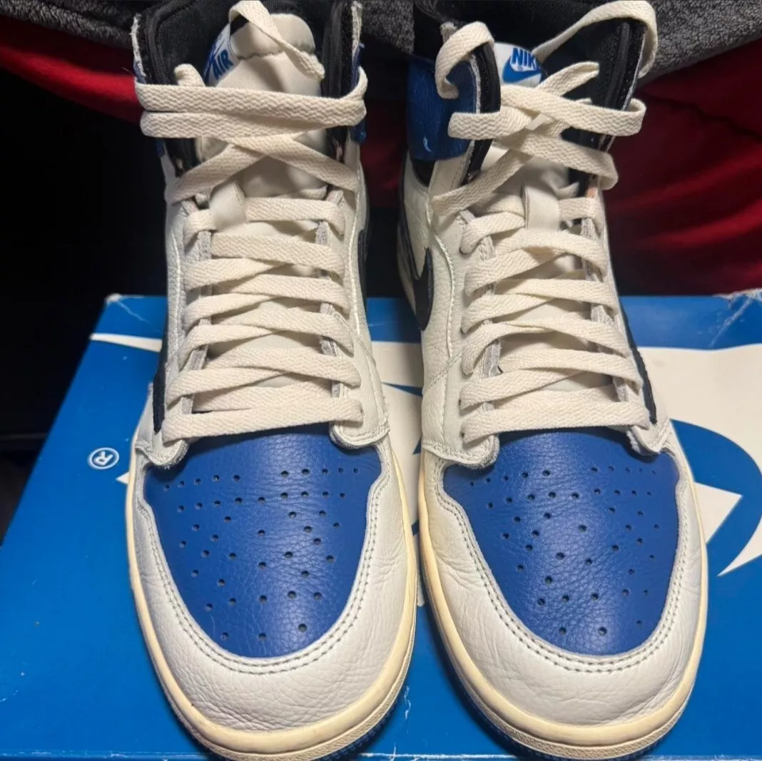 Fragment x Travis Scott x Air Jordan 1 High OG Military review ACC 02