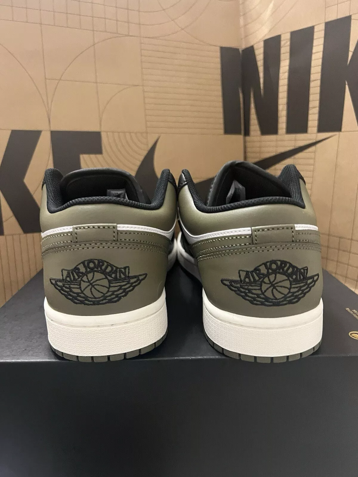 XH Air Jordan 1 Low Black Toe Medium Olive review Rio 03