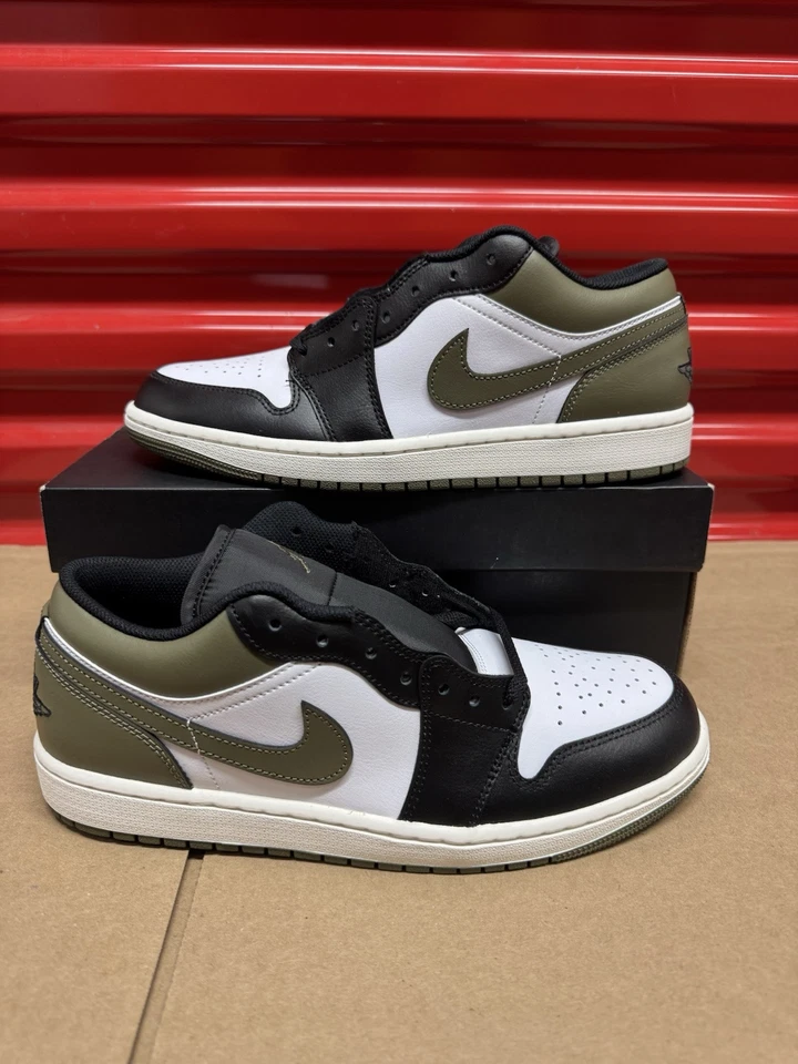 XH Air Jordan 1 Low Black Toe Medium Olive review Mamba 02