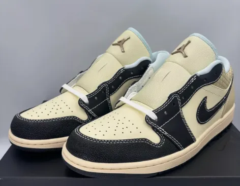 XH Air Jordan 1 Low SE Coconut Milk Black review 