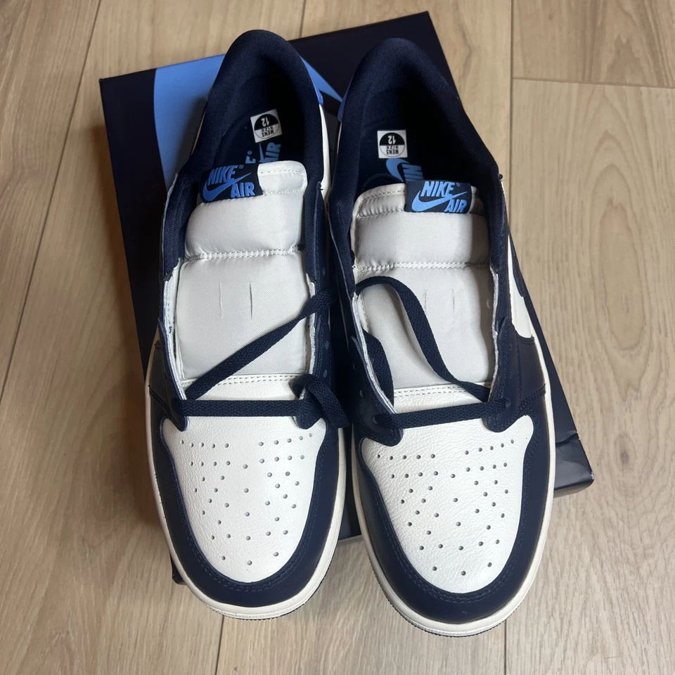 XH Air Jordan 1 Retro Low OG 'Obsidian UNC' review CC 01