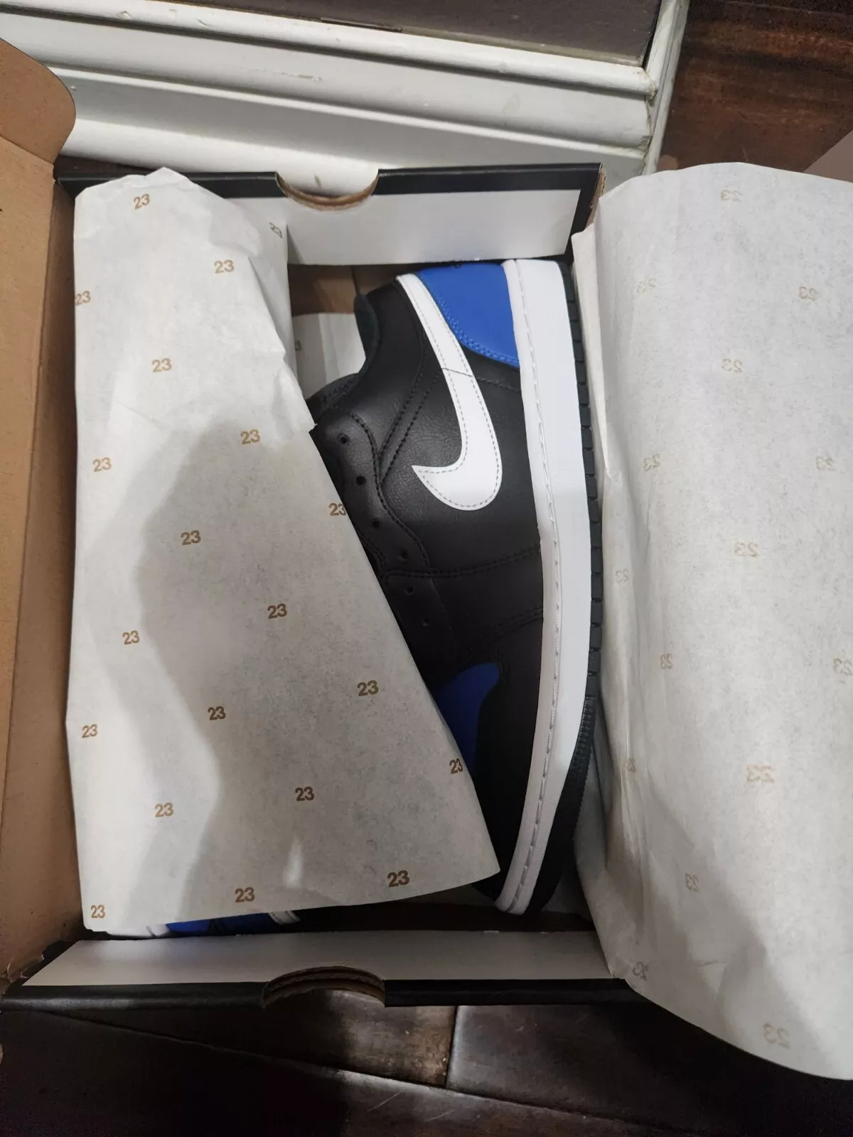Q3 Air Jordan 1 Low 'Black Royal Toe' review Rebot