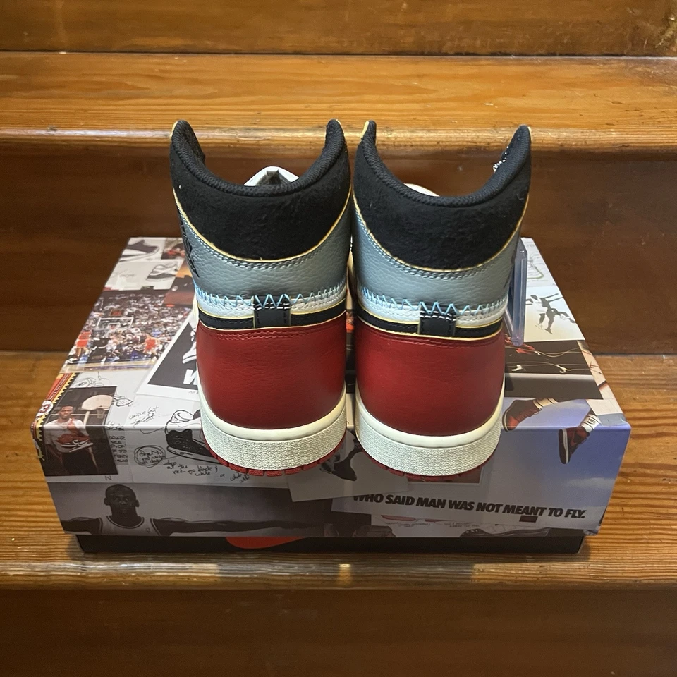 XH  Union LA x Air Jordan 1 Retro High OG SP 'Chicago Shadow' review Mai lei 02