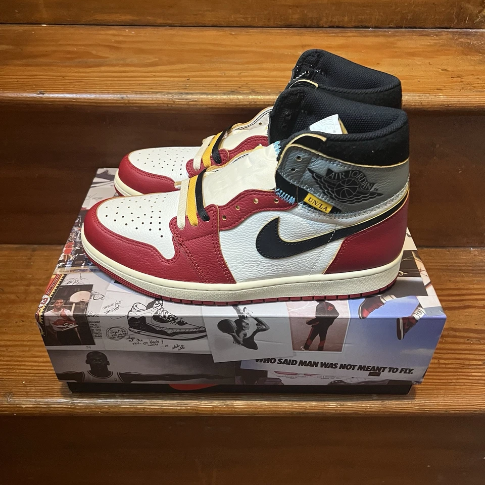XH  Union LA x Air Jordan 1 Retro High OG SP 'Chicago Shadow' review Mai lei 03