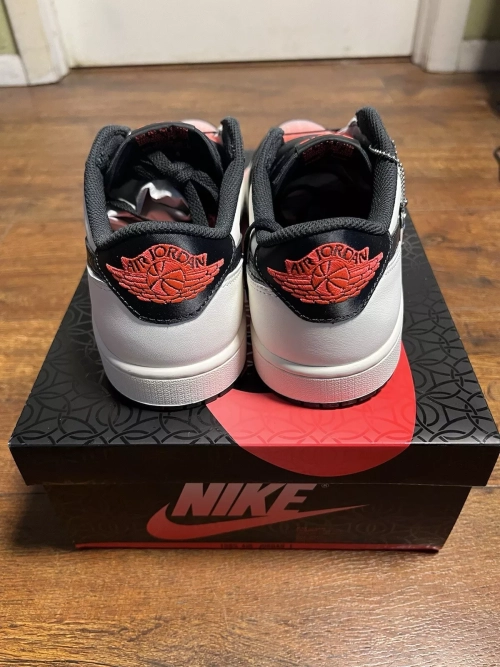 XH Paris Saint-Germain x Air Jordan 1 Retro Low OG 'Sail Pink Oxford' review 