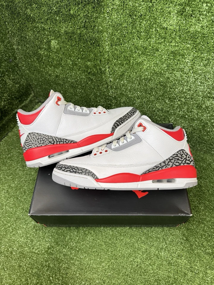 PK Air Jordan 3 OG Fire Red review Lion 02