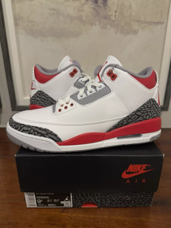 PK Air Jordan 3 OG Fire Red review Mary 02