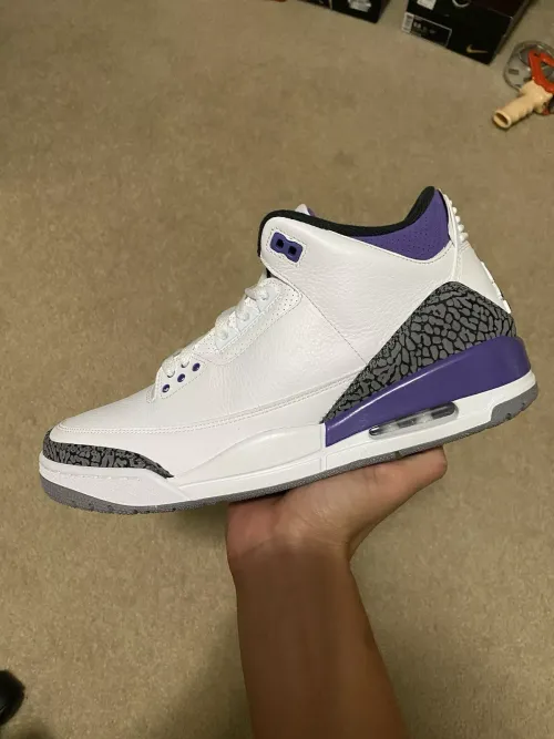 BS Air Jordan 3 Retro Dark Iris review 