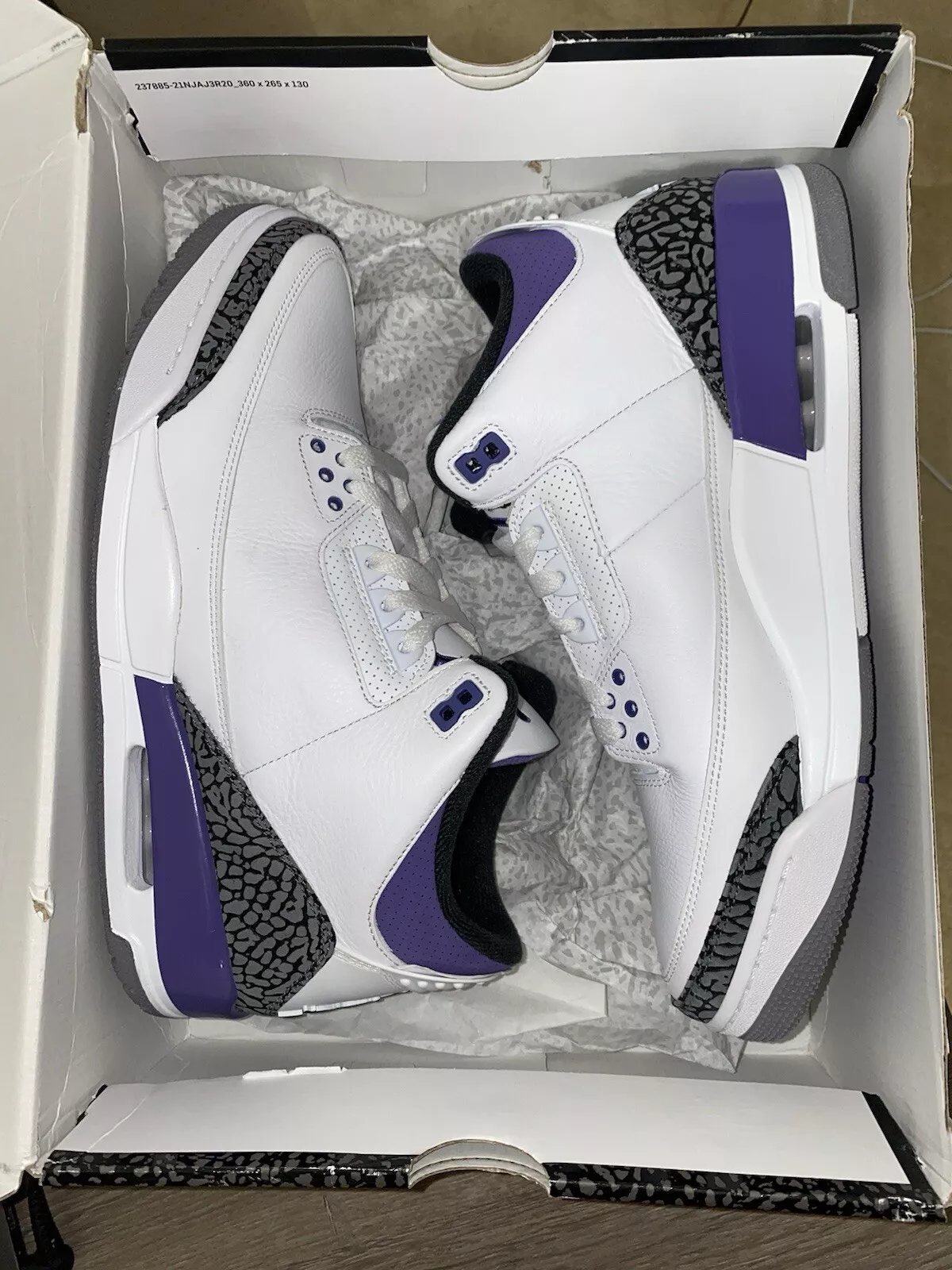 BS Air Jordan 3 Retro Dark Iris review Lee 02
