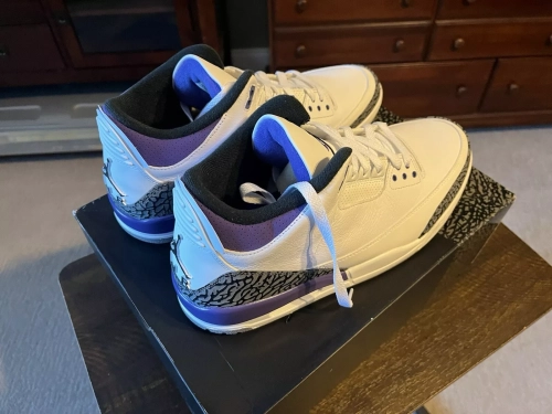 BS Air Jordan 3 Retro Dark Iris review 
