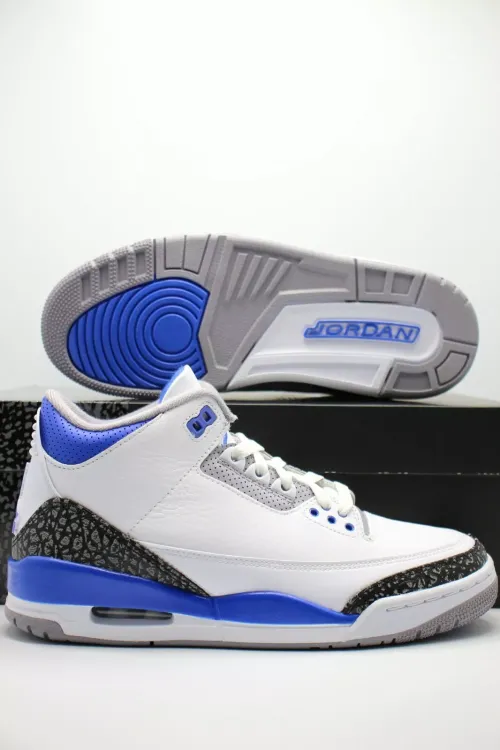 BS Air Jordan 3 Retro Racer Blue review 