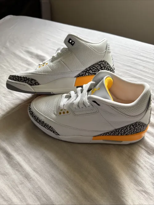 BS Air Jordan 3 Retro White Orange review 