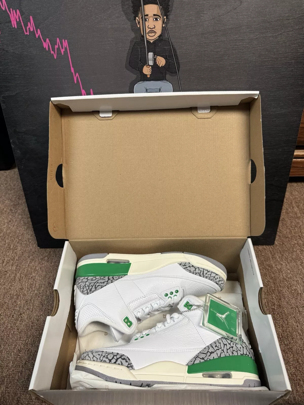PB Air Jordan 3 WMNS “Lucky Green” review LionCCC