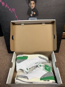 PB Air Jordan 3 WMNS “Lucky Green” review LionCCC