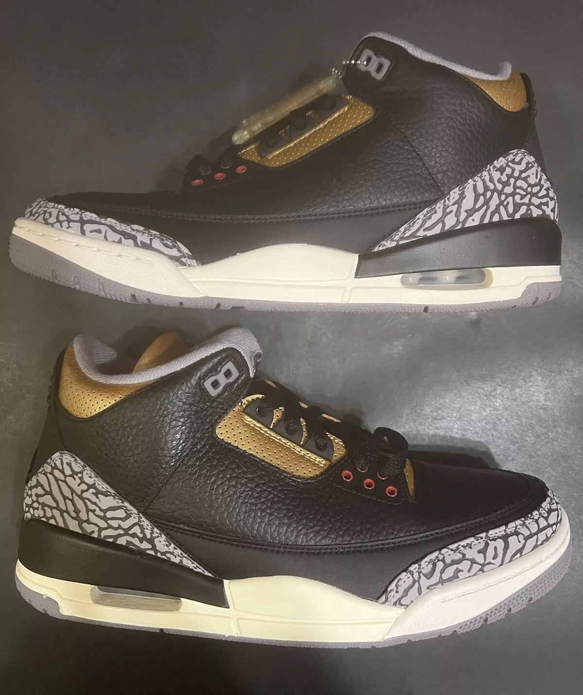 PB Air Jordan 3 WMNS Black Gold review uRI