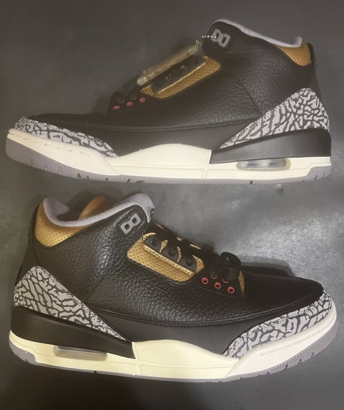 PB Air Jordan 3 WMNS Black Gold review 