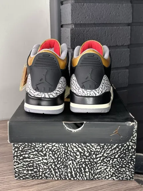 PB Air Jordan 3 WMNS Black Gold review 