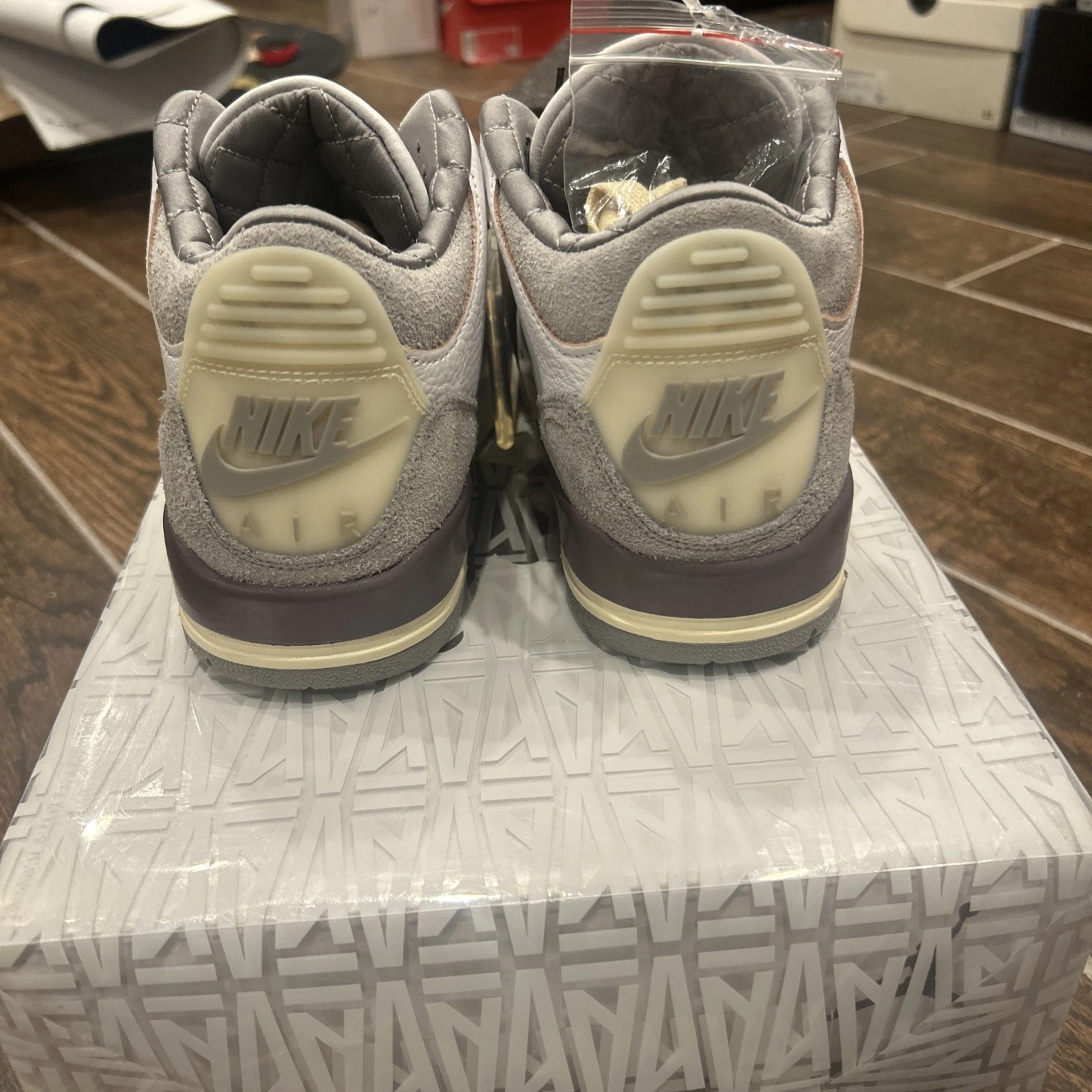 XH A Ma Maniere x Air Jordan 3 Retro SP Medium Grey review 0
