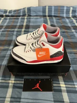 XH Air Jordan 3 OG “Fire Red” review Kaien 01