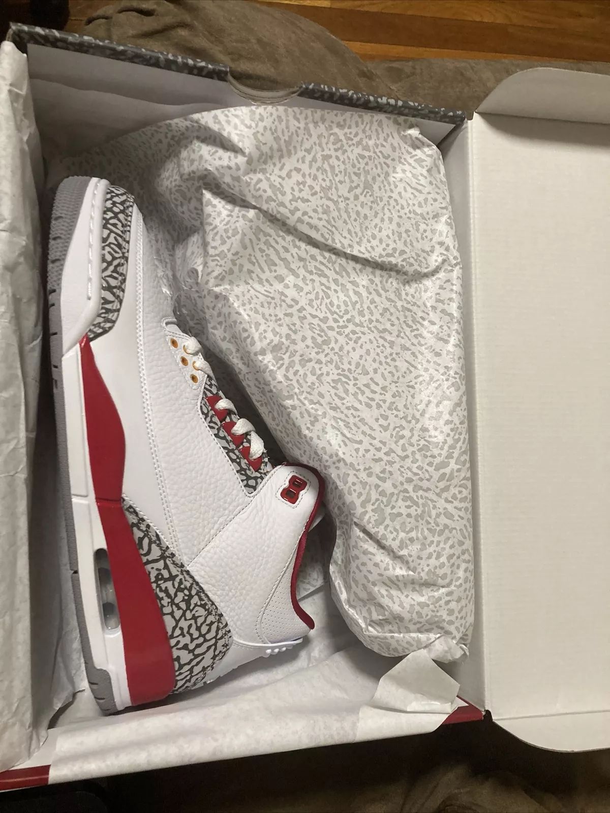 XH Air Jordan 3 “Cardinal” review Teed 02