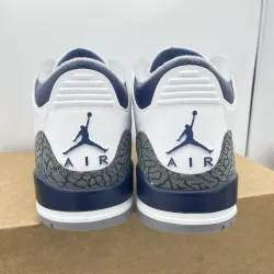 PK Air Jordan 3 "White Navy Cement" review Mira 02