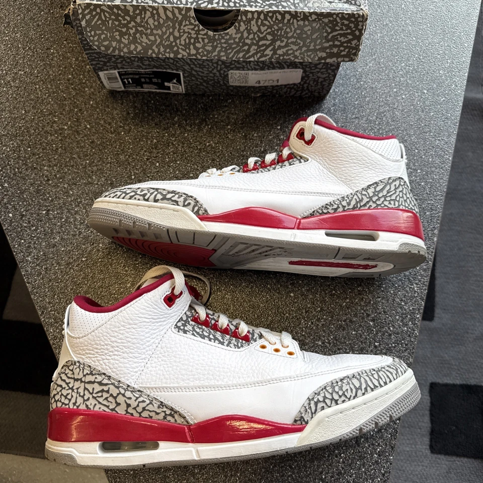 PK Air Jordan 3 “Cardinal” review Mary 02
