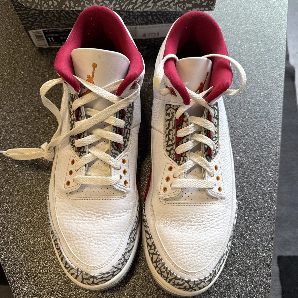 PK Air Jordan 3 “Cardinal” review Mary 01