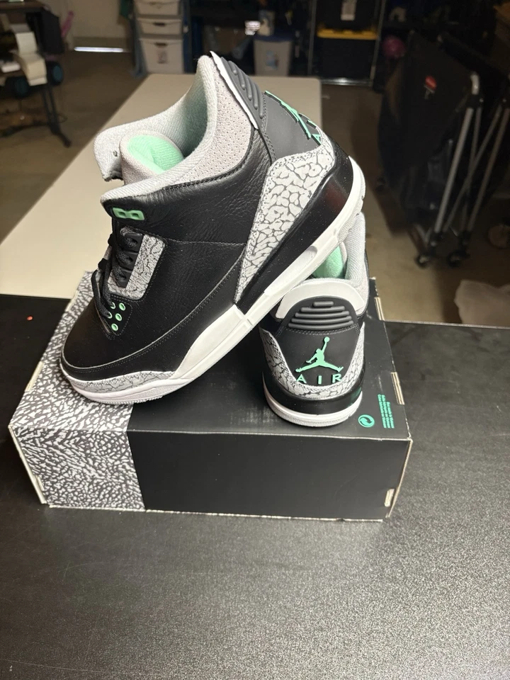 PB Air Jordan 3 Retro 'Green Glow' review Kimmy 02